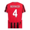 Maglia ufficiale AC Milan Bennacer 4 Casa 2024-25 per Bambino